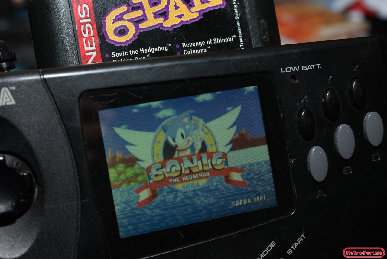 Sonic the Hedgehog op de Sega Nomad