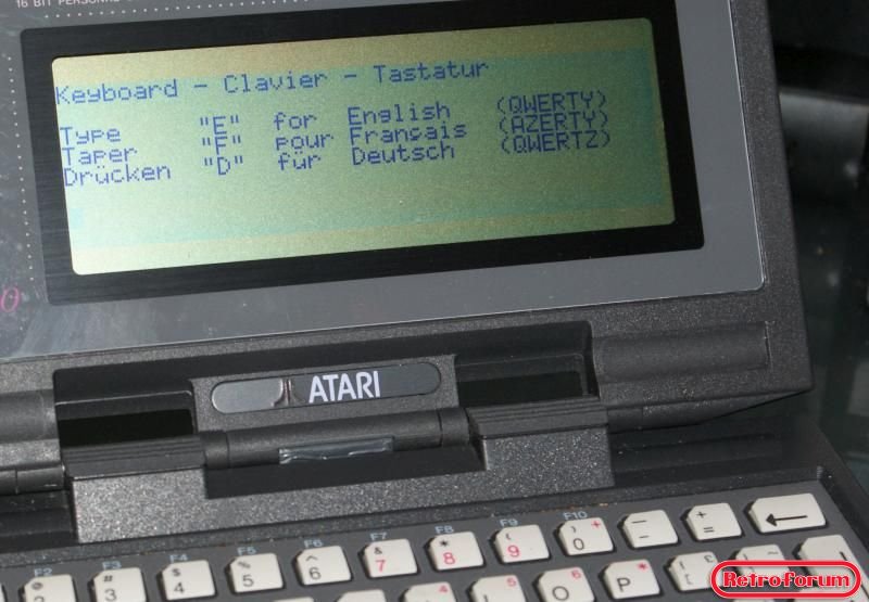 Atari Portfolio opstarten
