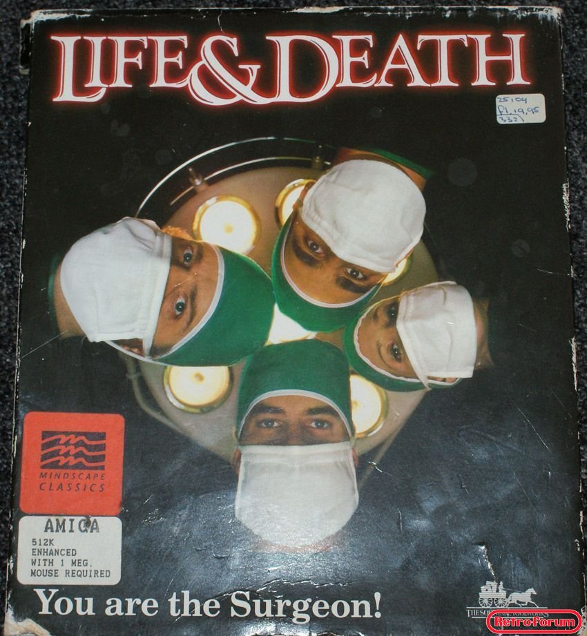 Life & Death (Amiga) voorkant