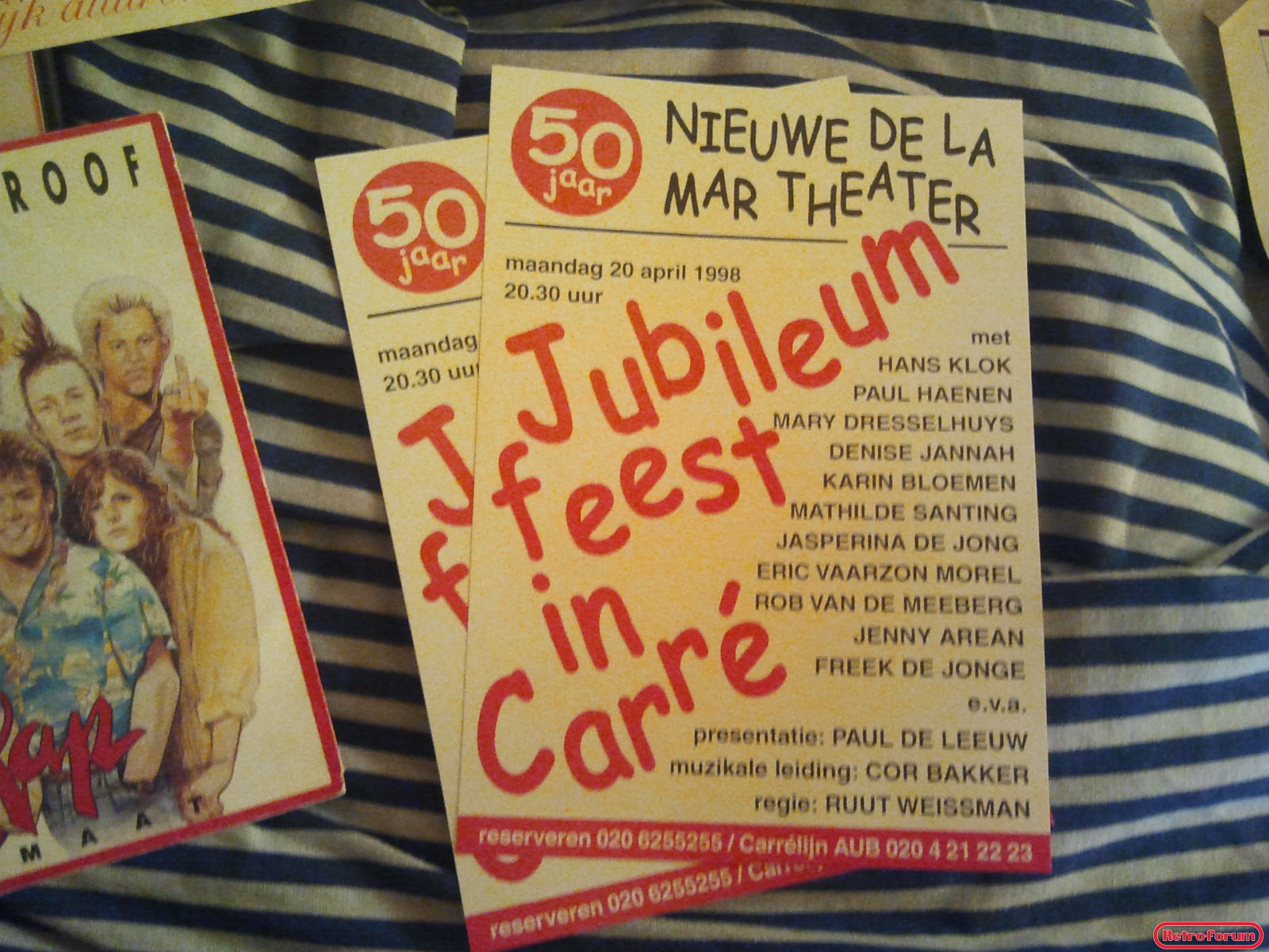 Jubileum feest in Carré - Flyers