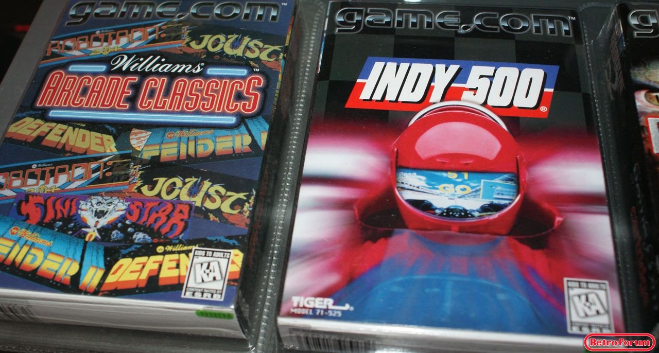 Williams Arcade Classics en Indy 500 voor Tiger Game.com (nieuw)