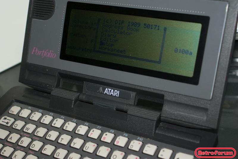 Atari Portfolio ROM apps