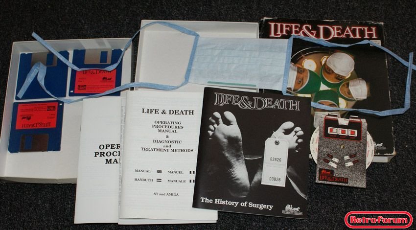 Life & Death (Amiga) inhoud van de box