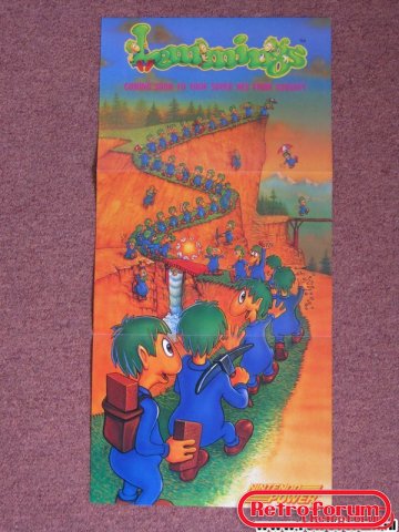 Lemmings Poster SNES