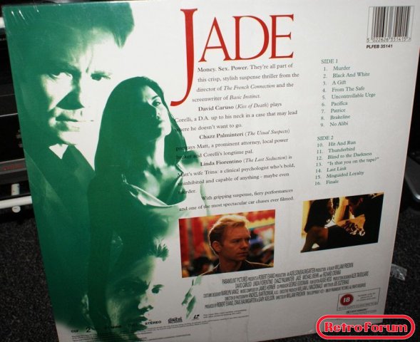 Hoes van een laserdisc (Jade)