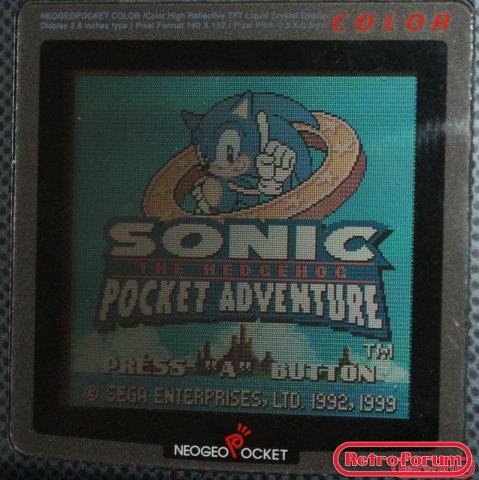 Sonic the Hedgehog pocket adventure (NGPC)