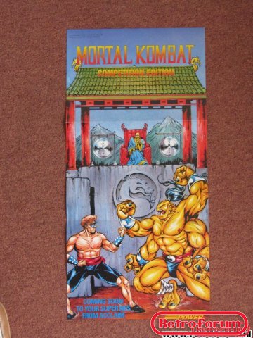 Mortal Kombat Poster SNES