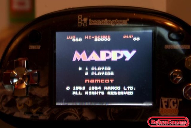 Mappy op de Kensington FC3000