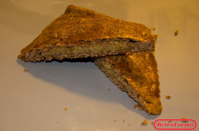 Roomboter gevulde speltspeculaaskoek