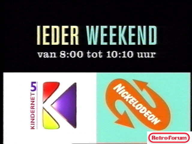 Kindernet 5 presenteert Nickelodeon-promo (2002)