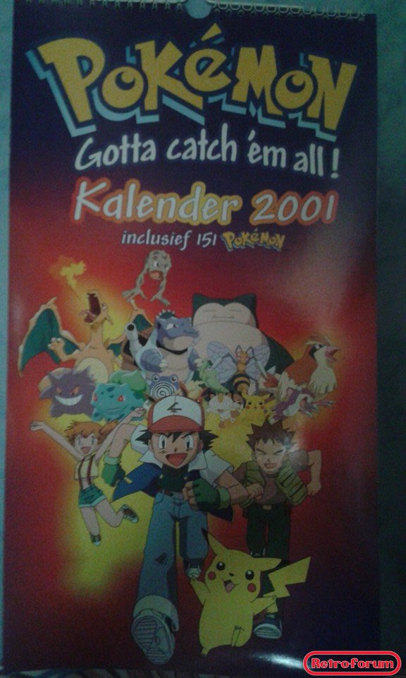 Pokémon Kalender 2001